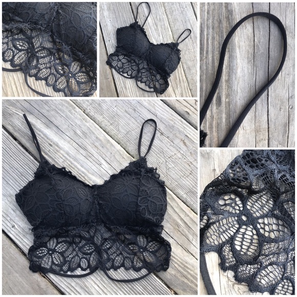 Lakinni ❃ BLACK Lace Bralette - Picture 2 of 5